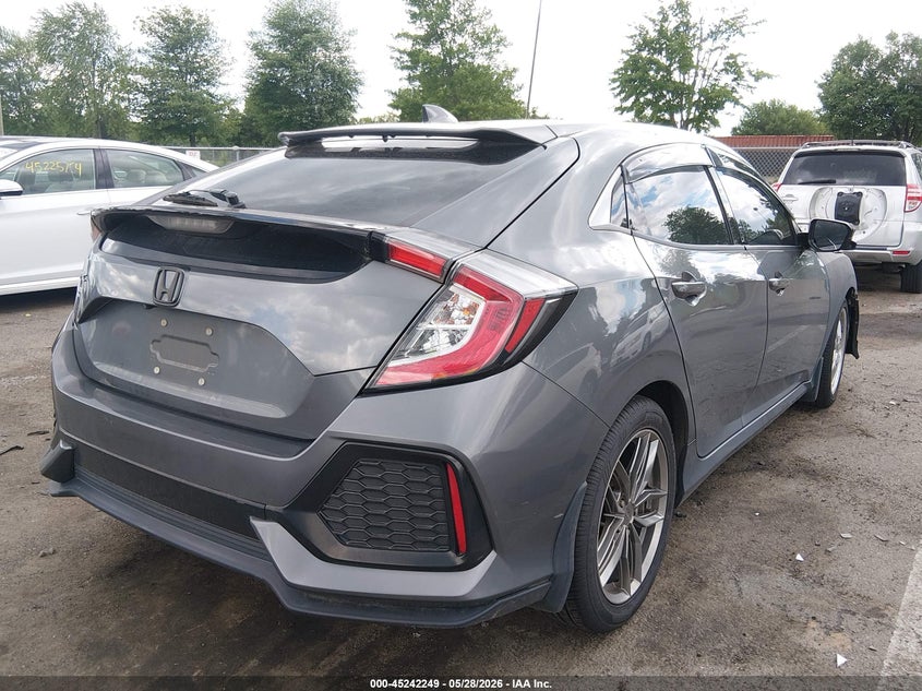 2017 Honda Civic VIN SHHFK7H7XHU407138 IAAI salvage auction — FRONT END, Clear (New Jersey), sold $4,125 on 2026-07-06 (photo 4)