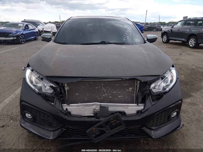 2017 Honda Civic VIN SHHFK7H7XHU407138 IAAI salvage auction — FRONT END, Clear (New Jersey), sold $4,125 on 2026-07-06 (photo 6)