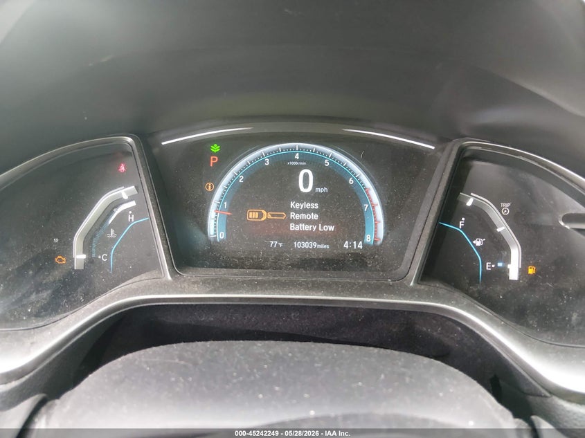 2017 Honda Civic VIN SHHFK7H7XHU407138 IAAI salvage auction — FRONT END, Clear (New Jersey), sold $4,125 on 2026-07-06 (photo 7)