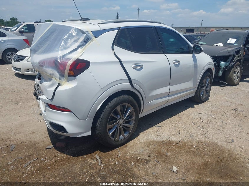 2020 Buick Encore gx VIN KL4MMDSL4LB096965 IAAI salvage auction — LEFT REAR, Salvage Title, sold $2,300 on 2026-07-22 (photo 4)