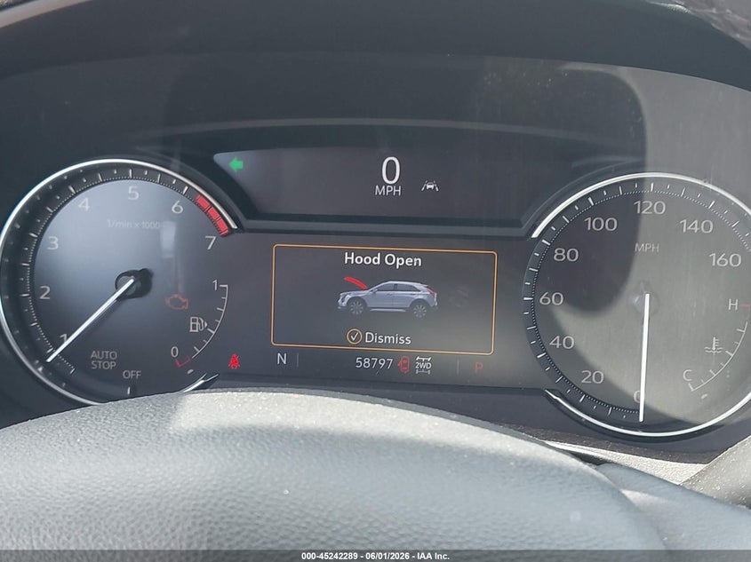 2023 Cadillac Xt4 VIN 1GYFZDR46PF170197 IAAI salvage auction — FRONT END, Salvage Title, sold $7,200 on 2026-08-26 (photo 7)