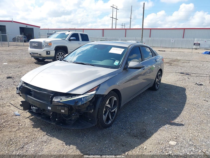 2023 Hyundai Elantra VIN KMHLN4AJ5PU046614 IAAI salvage auction — FRONT END, Salvage Title, sold $7,800 on 2026-07-18 (photo 2)