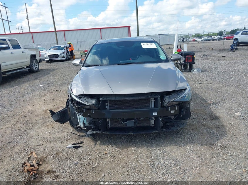 2023 Hyundai Elantra VIN KMHLN4AJ5PU046614 IAAI salvage auction — FRONT END, Salvage Title, sold $7,800 on 2026-07-18 (photo 6)