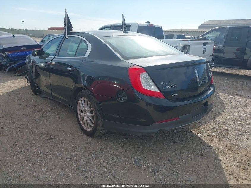 2013 Lincoln Mks VIN 1LNHL9DK7DG601599 IAAI salvage auction — SIDE, Original (Texas), sold $550 on 2026-07-29 (photo 3)