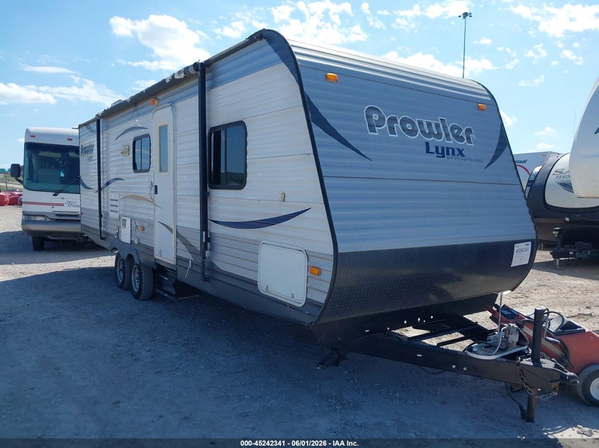 2015 Prowler Lynx VIN 5SFPB3028FE288239 IAAI salvage auction — HAIL, Clear (Oklahoma), sold $525 on 2026-07-22 (photo 1)