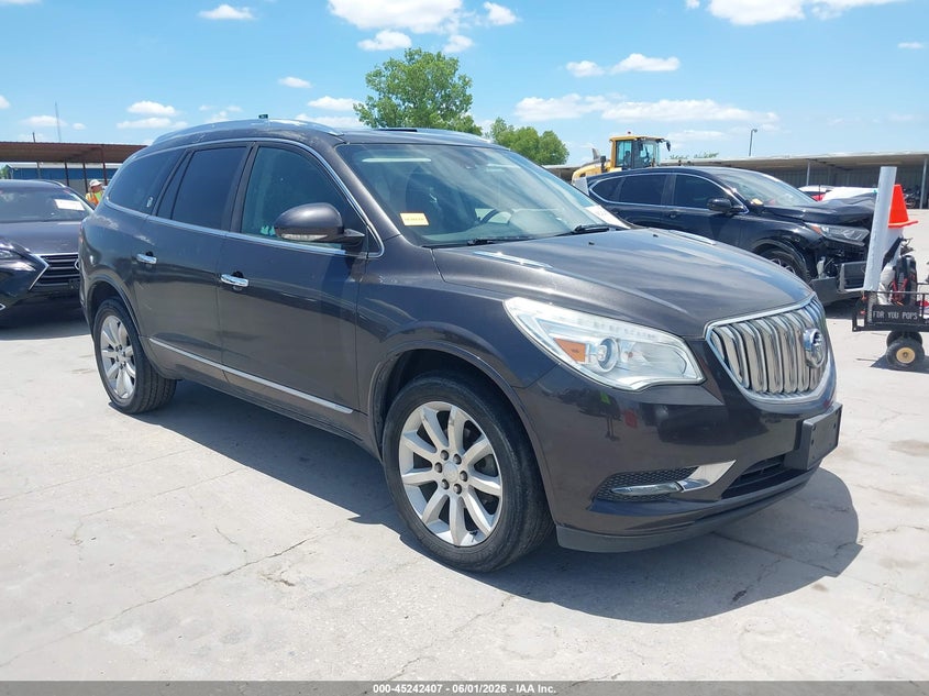 2017 Buick Enclave VIN 5GAKRCKD7HJ188197 IAAI salvage auction — HAIL, Original (Texas), sold $1,400 on 2026-07-27 (photo 1)