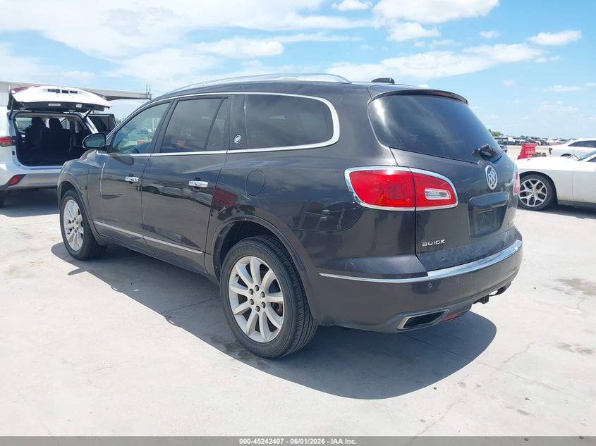 2017 Buick Enclave VIN 5GAKRCKD7HJ188197 IAAI salvage auction — HAIL, Original (Texas), sold $1,400 on 2026-07-27 (photo 3)