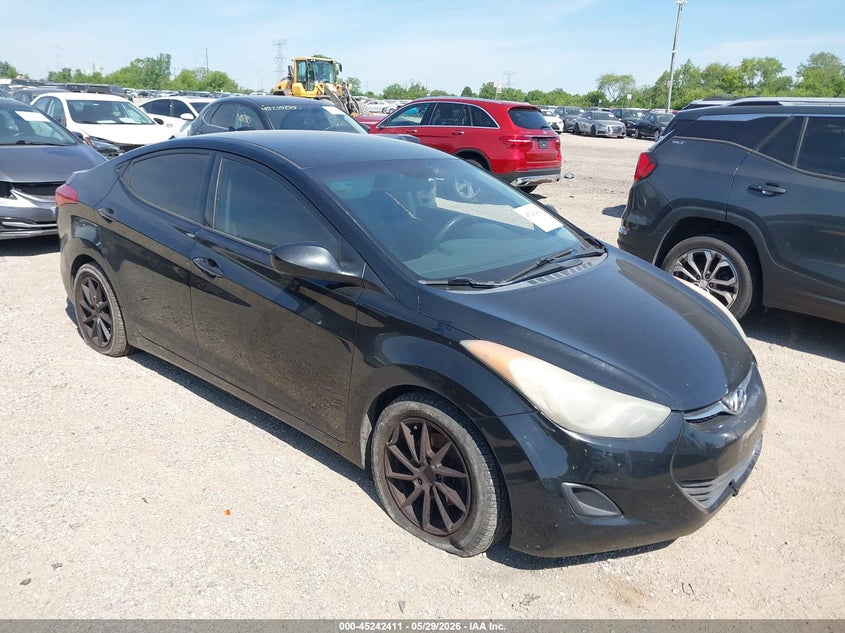 2013 Hyundai Elantra VIN 5NPDH4AE5DH342628 IAAI salvage auction — UNDERCARRIAGE, Salvage Title, sold $550 on 2026-07-29 (photo 1)