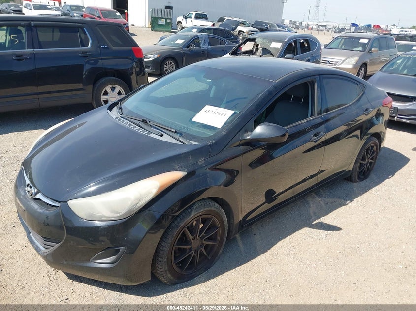 2013 Hyundai Elantra VIN 5NPDH4AE5DH342628 IAAI salvage auction — UNDERCARRIAGE, Salvage Title, sold $550 on 2026-07-29 (photo 2)