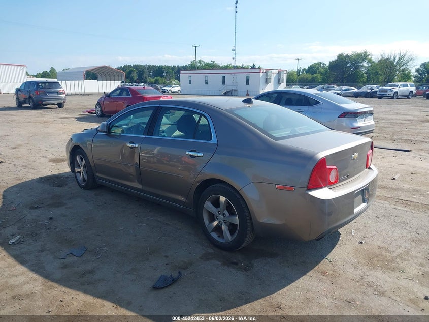 2012 Chevrolet Malibu VIN 1G1ZC5E07CF312380 IAAI salvage auction — SIDE, Salvage Title, sold $275 on 2026-07-10 (photo 3)