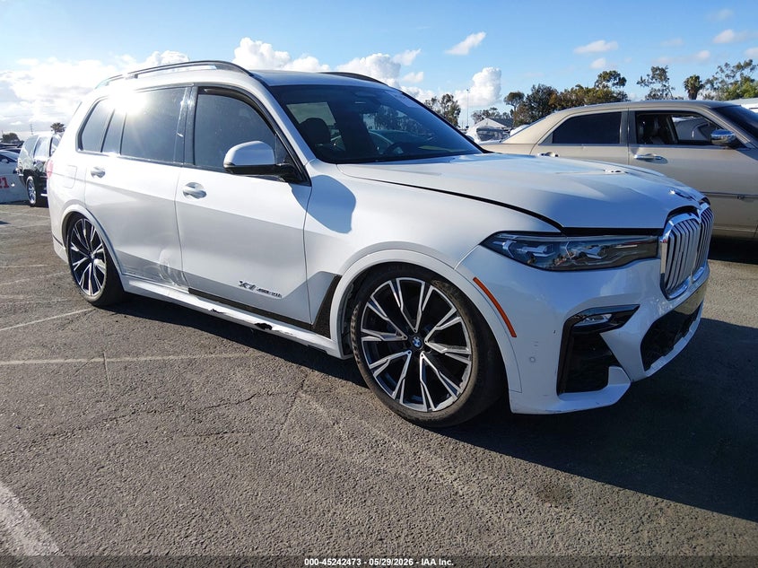 2019 BMW X7 VIN 5UXCX4C55KLB39499 IAAI salvage auction — Front End, Salvage (Arizona), sold $27,500 on 2026-06-16 (photo 1)