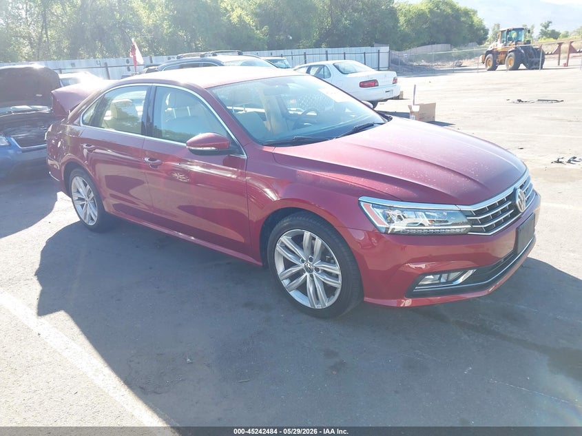 2018 Volkswagen Passat VIN 1VWBA7A36JC001089 IAAI salvage auction — REAR END, Salvage (Utah), sold $3,850 on 2026-07-09 (photo 1)