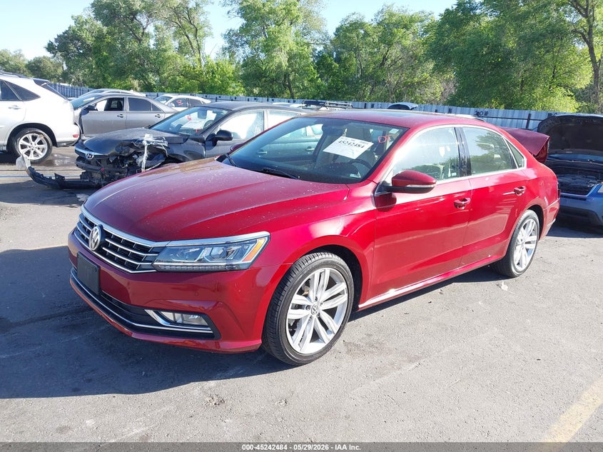 2018 Volkswagen Passat VIN 1VWBA7A36JC001089 IAAI salvage auction — REAR END, Salvage (Utah), sold $3,850 on 2026-07-09 (photo 2)