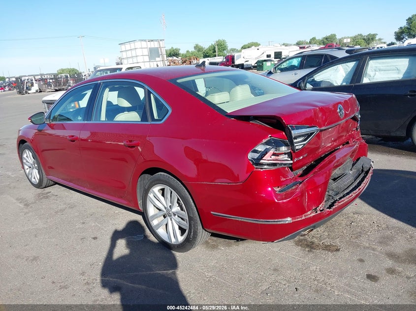 2018 Volkswagen Passat VIN 1VWBA7A36JC001089 IAAI salvage auction — REAR END, Salvage (Utah), sold $3,850 on 2026-07-09 (photo 3)