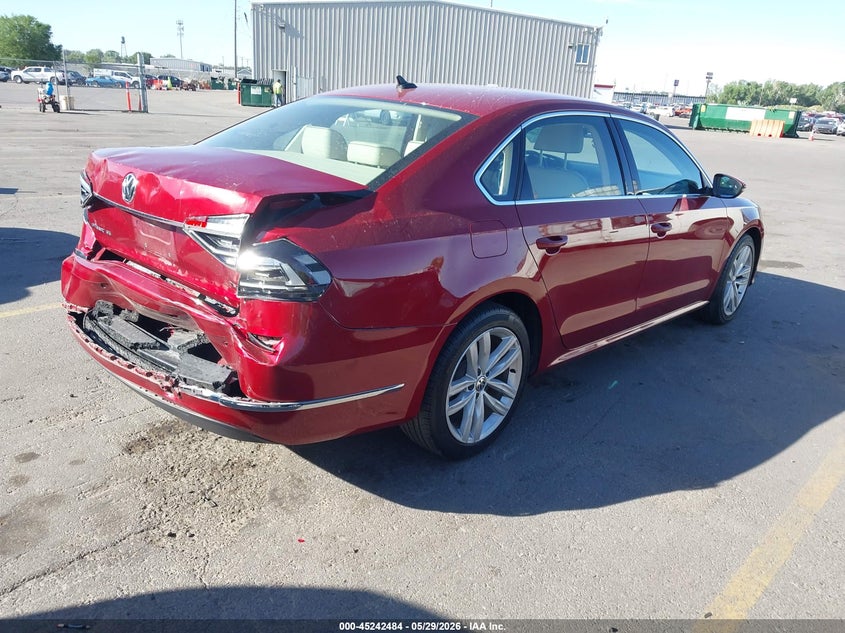 2018 Volkswagen Passat VIN 1VWBA7A36JC001089 IAAI salvage auction — REAR END, Salvage (Utah), sold $3,850 on 2026-07-09 (photo 4)