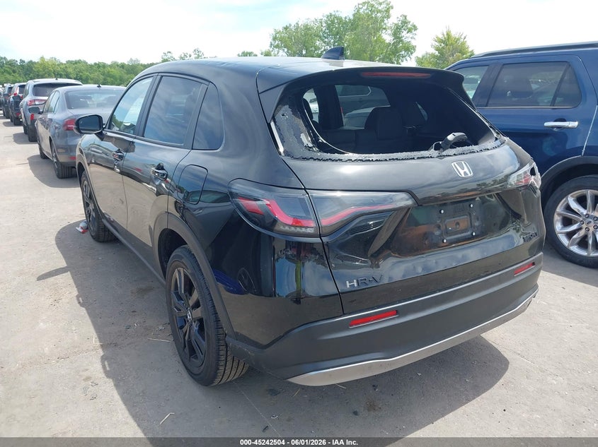 2026 Honda Hr-v VIN 3CZRZ2H58TM733028 IAAI salvage auction — HAIL, Salvage Title, sold $25 on 2026-07-31 (photo 3)