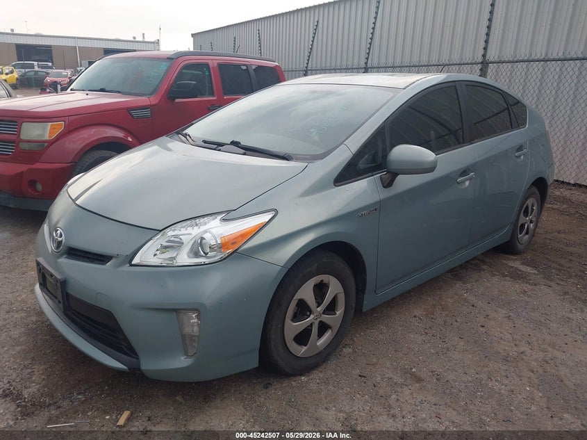 2013 Toyota Prius VIN JTDKN3DU3D5655237 IAAI salvage auction — NORMAL WEAR, Clear (New Mexico), sold $1,450 on 2026-07-08 (photo 2)