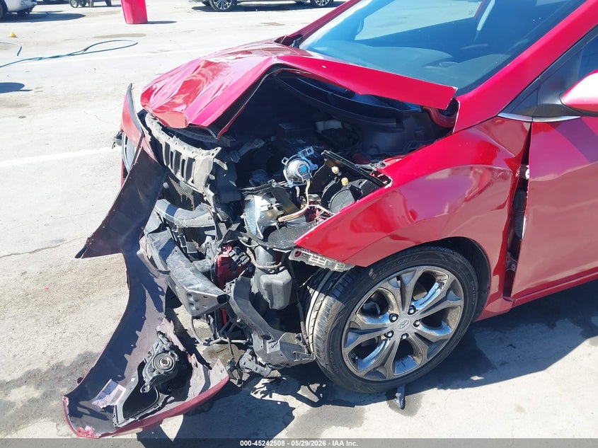 2013 Hyundai Elantra VIN KMHD35LE3DU130328 IAAI salvage auction — FRONT & REAR, Salvage Title, sold $650 on 2026-07-15 (photo 6)