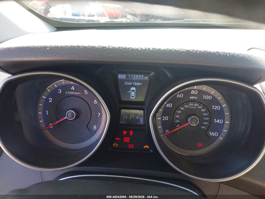 2013 Hyundai Elantra VIN KMHD35LE3DU130328 IAAI salvage auction — FRONT & REAR, Salvage Title, sold $650 on 2026-07-15 (photo 7)