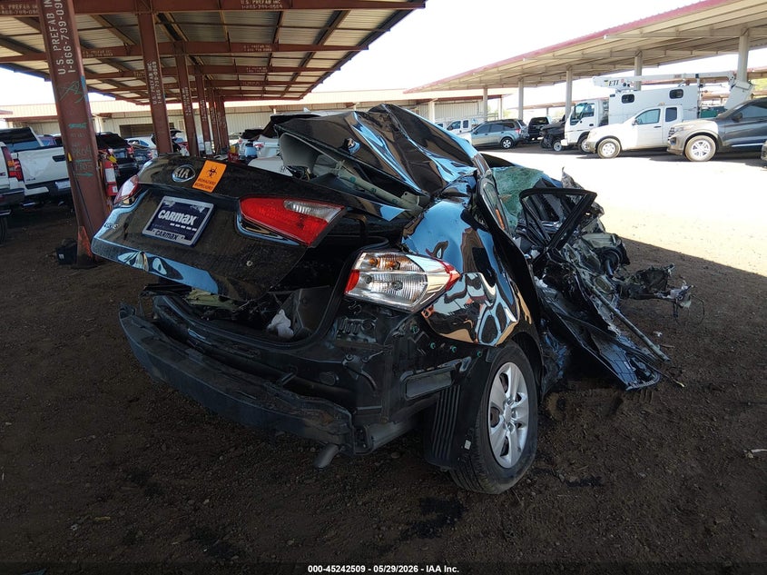 2016 Kia Forte VIN KNAFK4A6XG5598056 IAAI salvage auction — ALL OVER, Salvage Title, sold $225 on 2026-07-14 (photo 4)