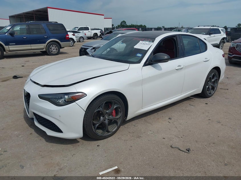 2019 Alfa romeo Giulia VIN ZARFANBN1K7601043 IAAI salvage auction — SUSPENSION, Original (Texas), sold $6,300 on 2026-07-31 (photo 2)