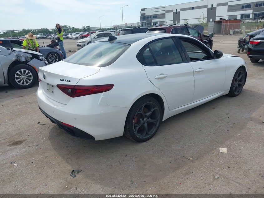 2019 Alfa romeo Giulia VIN ZARFANBN1K7601043 IAAI salvage auction — SUSPENSION, Original (Texas), sold $6,300 on 2026-07-31 (photo 4)