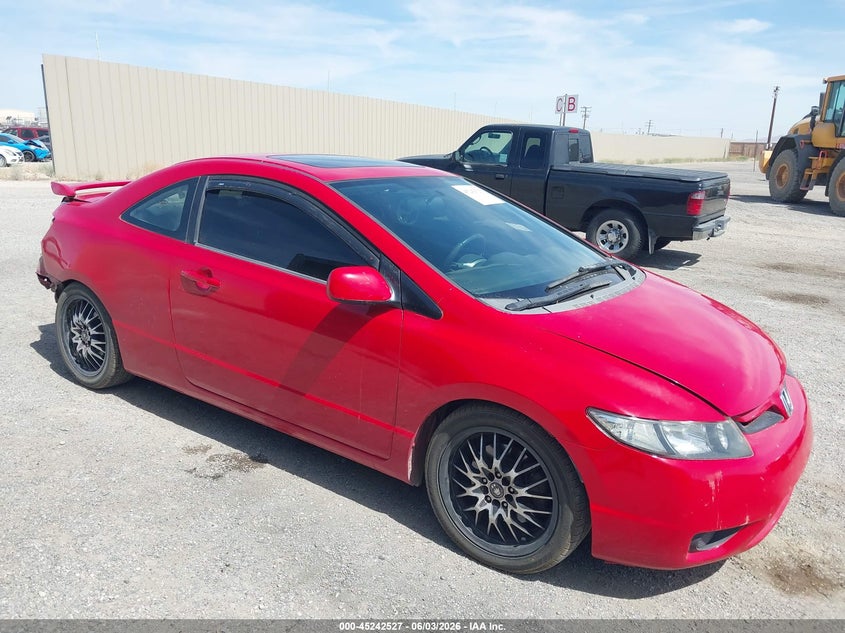 2007 Honda Civic VIN 2HGFG215X7H703141 IAAI salvage auction — REAR END, Salvage (California), sold $2,200 on 2026-07-09 (photo 1)