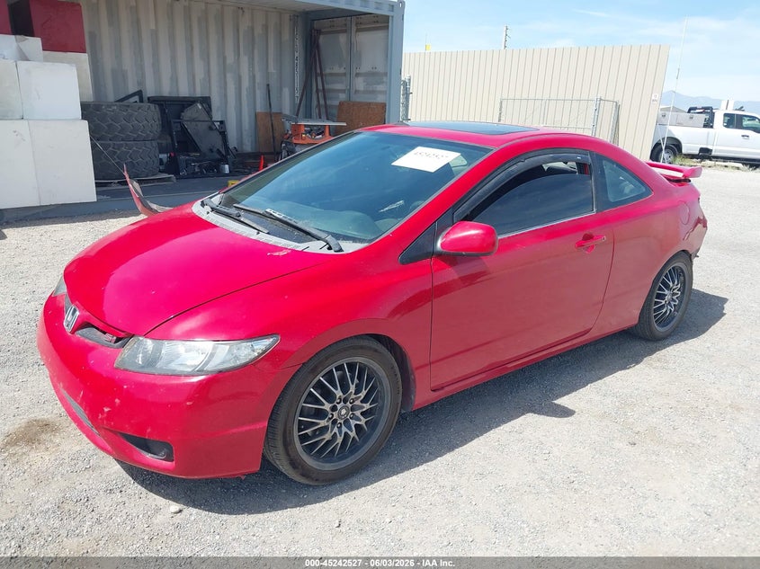 2007 Honda Civic VIN 2HGFG215X7H703141 IAAI salvage auction — REAR END, Salvage (California), sold $2,200 on 2026-07-09 (photo 2)
