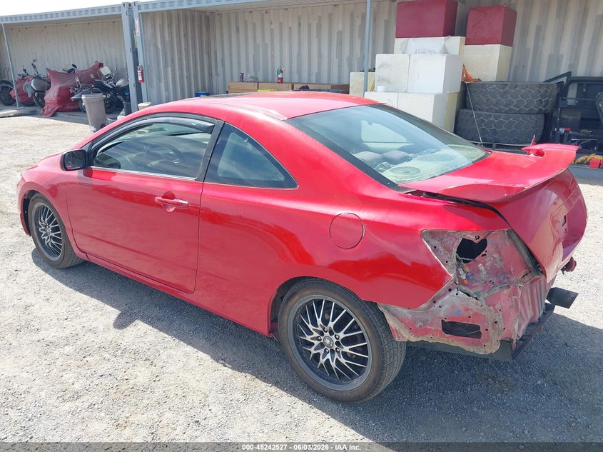 2007 Honda Civic VIN 2HGFG215X7H703141 IAAI salvage auction — REAR END, Salvage (California), sold $2,200 on 2026-07-09 (photo 3)