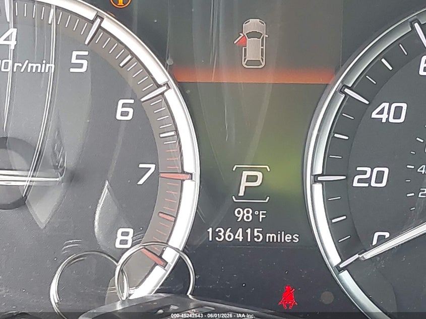 2014 Acura Mdx VIN 5FRYD3H2XEB006717 IAAI salvage auction — HAIL, Salvage Title, sold $3,875 on 2026-07-24 (photo 7)