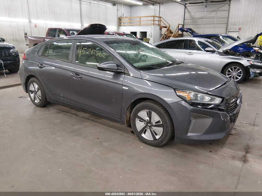 2017 Hyundai Ioniq VIN KMHC65LC2HU023536 IAAI salvage auction — FRONT END, Salvage Title, sold $1,050 on 2026-07-07 (photo 1)