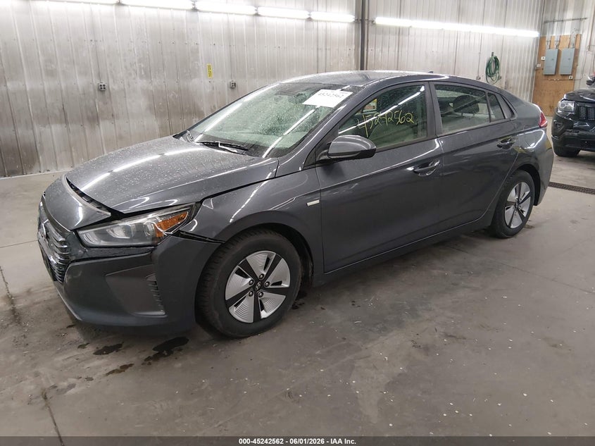 2017 Hyundai Ioniq VIN KMHC65LC2HU023536 IAAI salvage auction — FRONT END, Salvage Title, sold $1,050 on 2026-07-07 (photo 2)