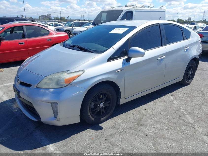 2013 Toyota Prius VIN JTDKN3DU6D5690385 IAAI salvage auction — REAR END, Salvage Title, sold $2,450 on 2026-07-16 (photo 2)