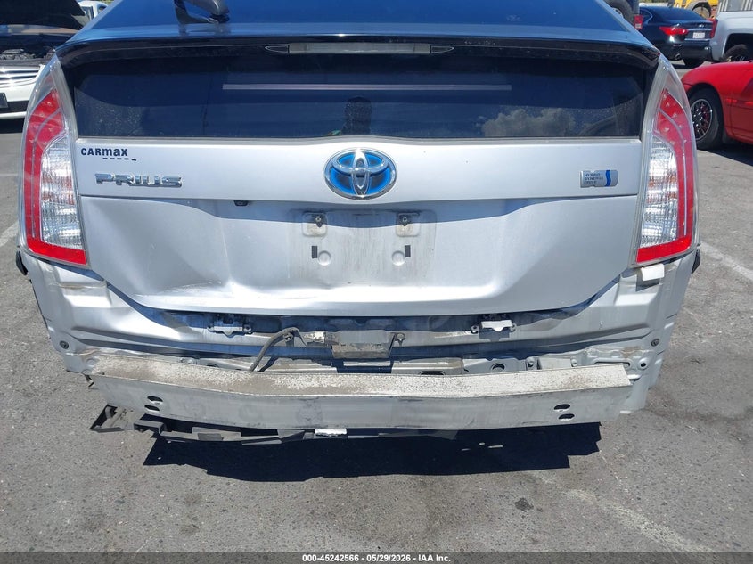 2013 Toyota Prius VIN JTDKN3DU6D5690385 IAAI salvage auction — REAR END, Salvage Title, sold $2,450 on 2026-07-16 (photo 6)
