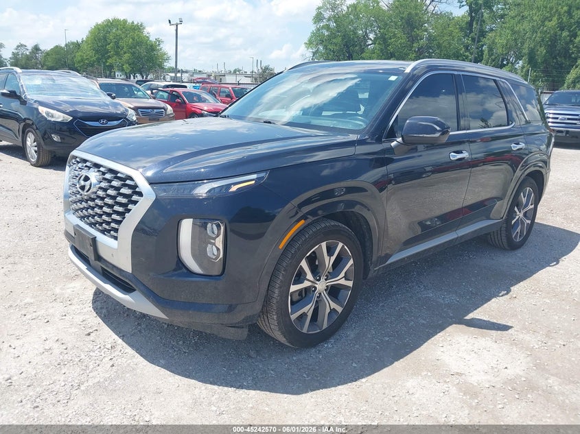 2021 Hyundai Palisade VIN KM8R54HE1MU256528 IAAI salvage auction — HAIL, Salvage Title, sold $9,100 on 2026-08-03 (photo 2)