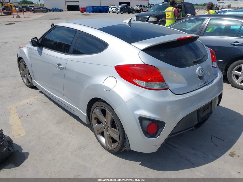 2014 Hyundai Veloster VIN KMHTC6AE9EU200680 IAAI salvage auction — NORMAL WEAR, Original (Texas), sold $900 on 2026-07-06 (photo 3)