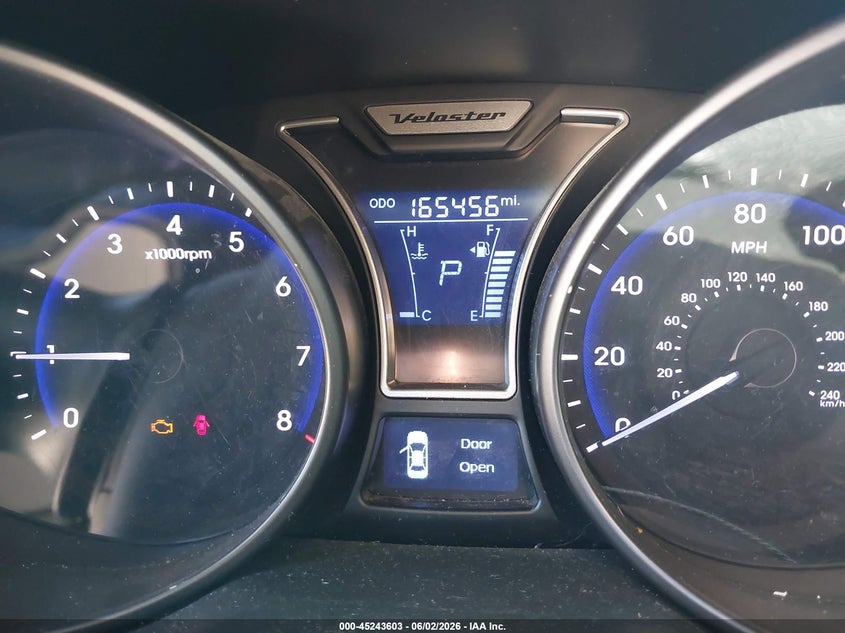 2014 Hyundai Veloster VIN KMHTC6AE9EU200680 IAAI salvage auction — NORMAL WEAR, Original (Texas), sold $900 on 2026-07-06 (photo 7)