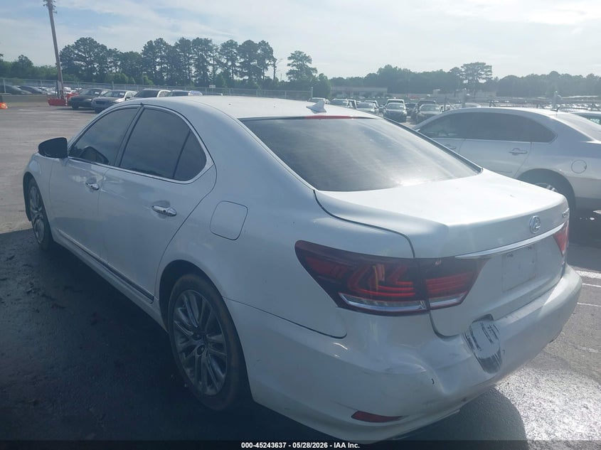 2013 Lexus Ls 460 VIN JTHCL5EF4D5019222 IAAI salvage auction — NORMAL WEAR, Repossession Paperwork (Georgia), sold $5,150 on 2026-07-08 (photo 3)