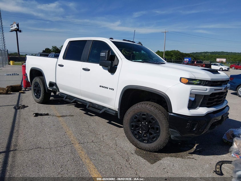 2024 Chevrolet Silverado 2500 VIN 2GC4YME73R1142741 IAAI salvage auction — LEFT SIDE, Repossessed (Missouri), sold $31,750 on 2026-07-09 (photo 1)