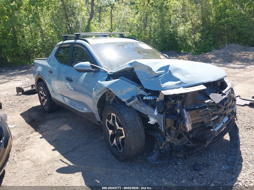 2023 Hyundai Santa cruz VIN 5NTJCDAE4PH074002 IAAI salvage auction — FRONT END, Salvage Title, sold $5,900 on 2026-07-14 (photo 1)