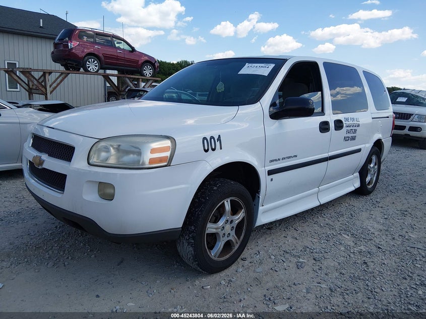 2008 Chevrolet Uplander VIN 1GBDV13W98D142073 IAAI salvage auction — RIGHT FRONT, Salvage (Ohio), sold $650 on 2026-07-09 (photo 2)