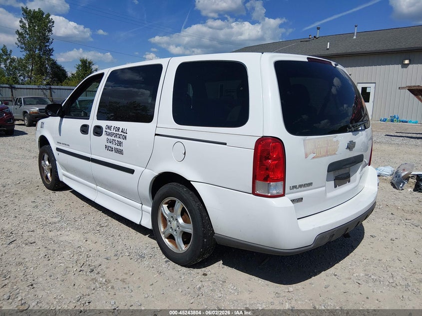 2008 Chevrolet Uplander VIN 1GBDV13W98D142073 IAAI salvage auction — RIGHT FRONT, Salvage (Ohio), sold $650 on 2026-07-09 (photo 3)
