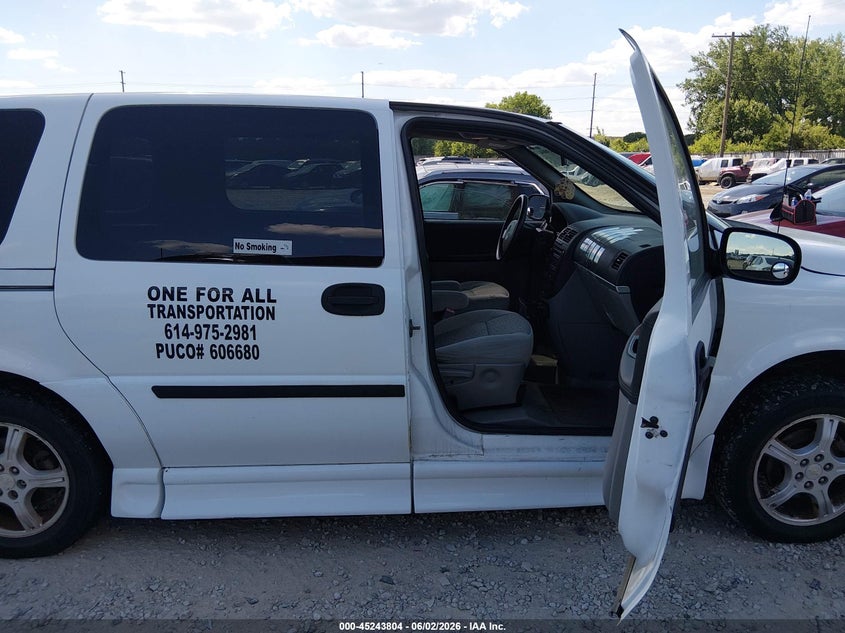 2008 Chevrolet Uplander VIN 1GBDV13W98D142073 IAAI salvage auction — RIGHT FRONT, Salvage (Ohio), sold $650 on 2026-07-09 (photo 5)