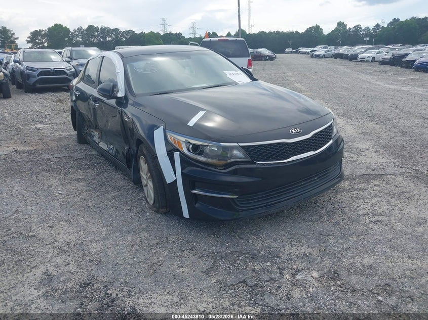 2016 Kia Optima VIN 5XXGT4L32GG105585 IAAI salvage auction — RIGHT SIDE, Salvage Title, sold $875 on 2026-07-15 (photo 1)