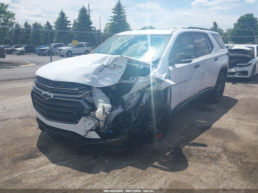 2019 Chevrolet Traverse VIN 1GNEVKKW7KJ218106 IAAI salvage auction — FRONT END, Salvage Title, sold $3,800 on 2026-07-09 (photo 2)