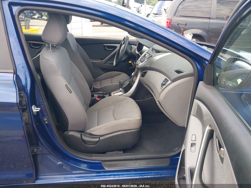 2013 Hyundai Elantra VIN KMHDH4AE4DU557452 IAAI salvage auction — THEFT, Salvage Title, sold $1,050 on 2026-08-01 (photo 5)
