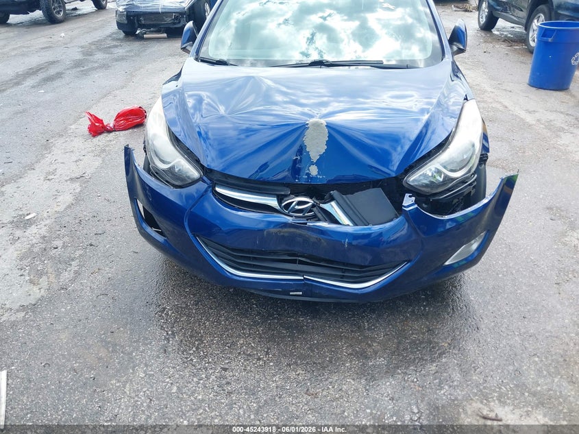 2013 Hyundai Elantra VIN KMHDH4AE4DU557452 IAAI salvage auction — THEFT, Salvage Title, sold $1,050 on 2026-08-01 (photo 6)