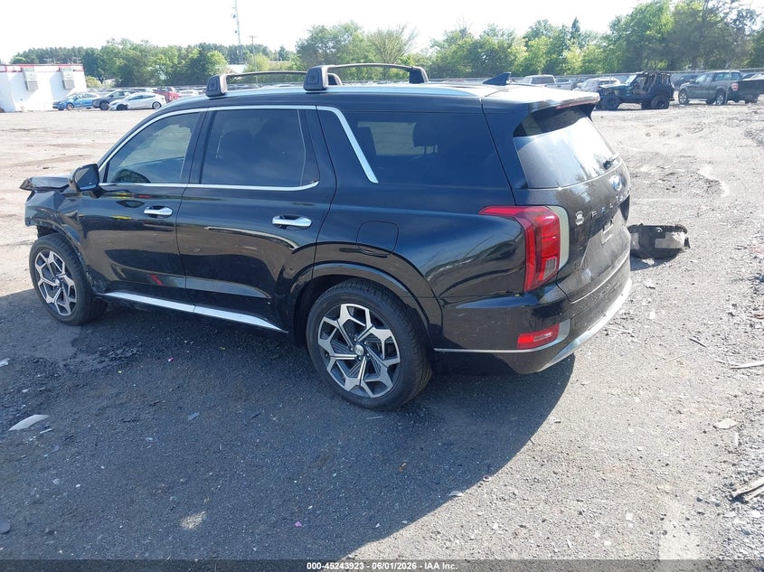 2021 Hyundai Palisade VIN KM8R7DHEXMU180012 IAAI salvage auction — FRONT END, Salvage Title, sold $6,500 on 2026-07-21 (photo 3)