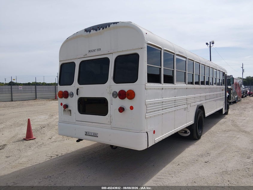 2015 Blue bird School bus / transit bus VIN 1BAKGCPA9FF310507 IAAI salvage auction — ROOF, SF97 (Alabama), sold $13,950 on 2026-08-13 (photo 4)