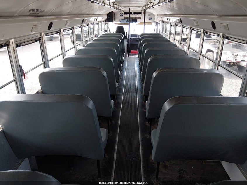 2015 Blue bird School bus / transit bus VIN 1BAKGCPA9FF310507 IAAI salvage auction — ROOF, SF97 (Alabama), sold $13,950 on 2026-08-13 (photo 5)
